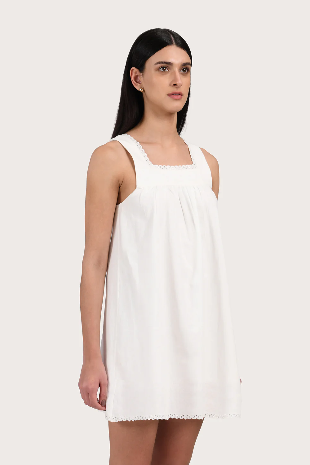 Marisol Mini Dress - White - Image 3