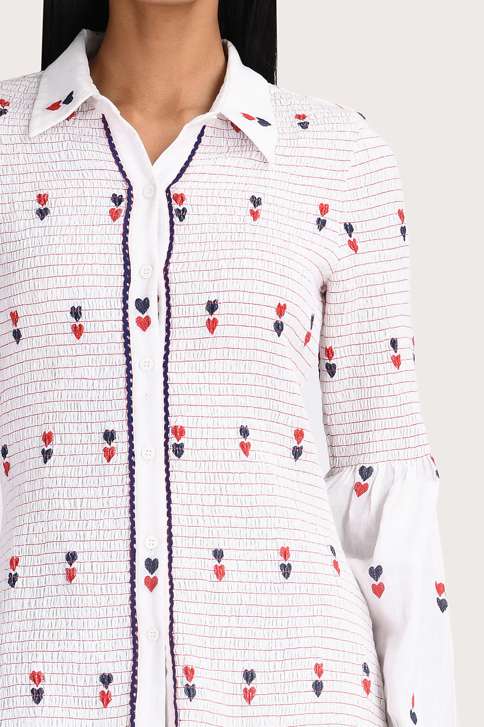 Melina Blouse  - White - Image 4