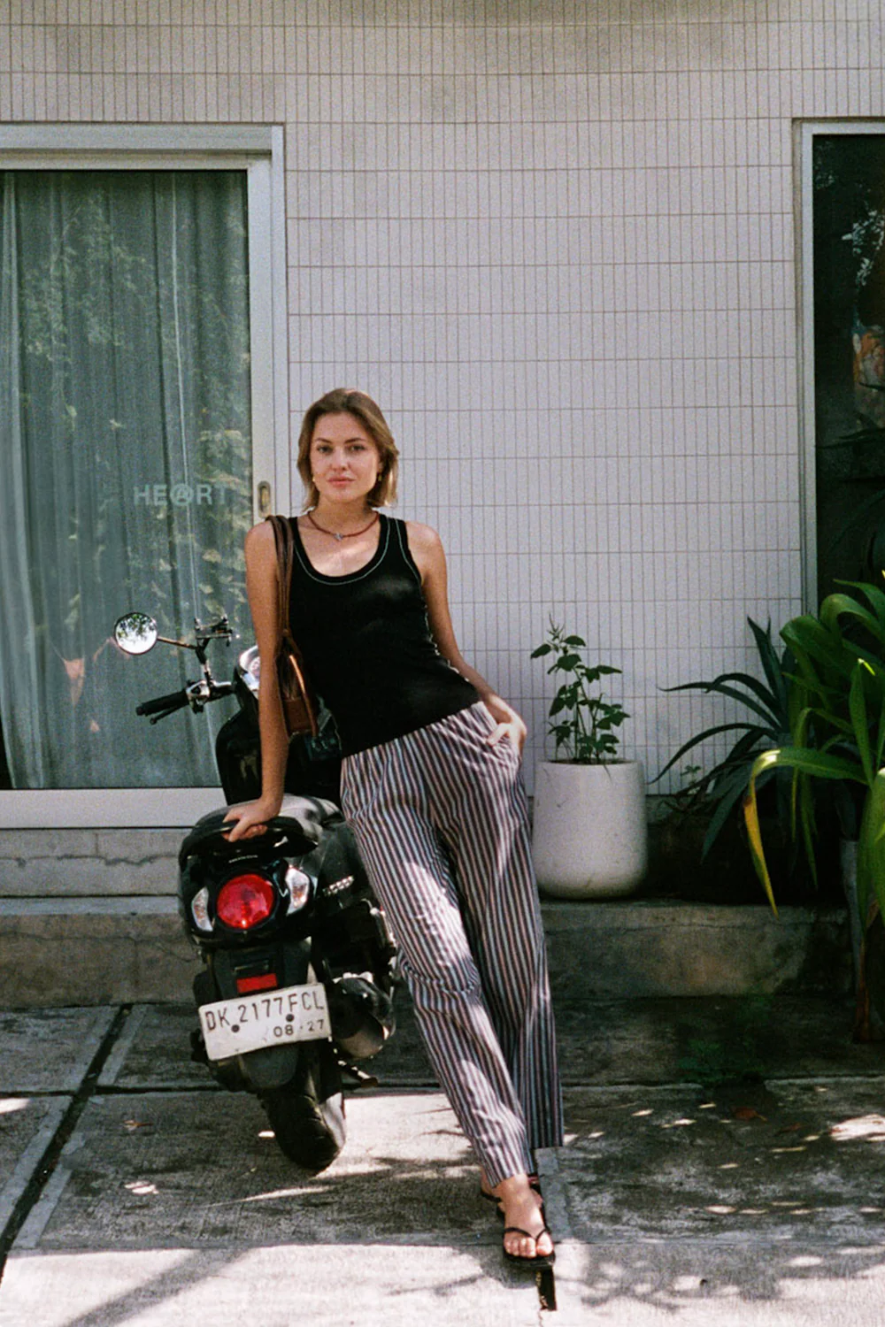 Mia Pant - Liquorice Stripe - Image 2