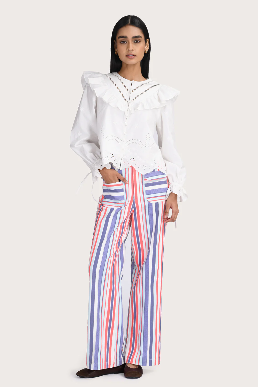 Myra Blouse  - White - Image 3