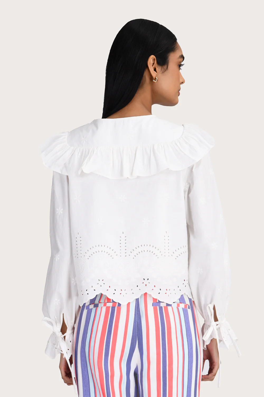 Myra Blouse  - White - Image 4