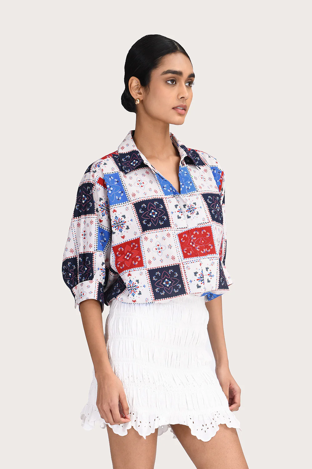 Myra Mini Skirt - White - Image 3