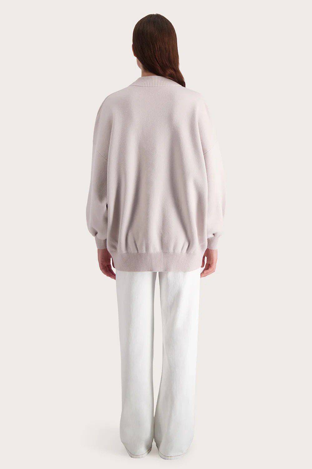 Olea Knit Cardi  - Chalk - Image 6