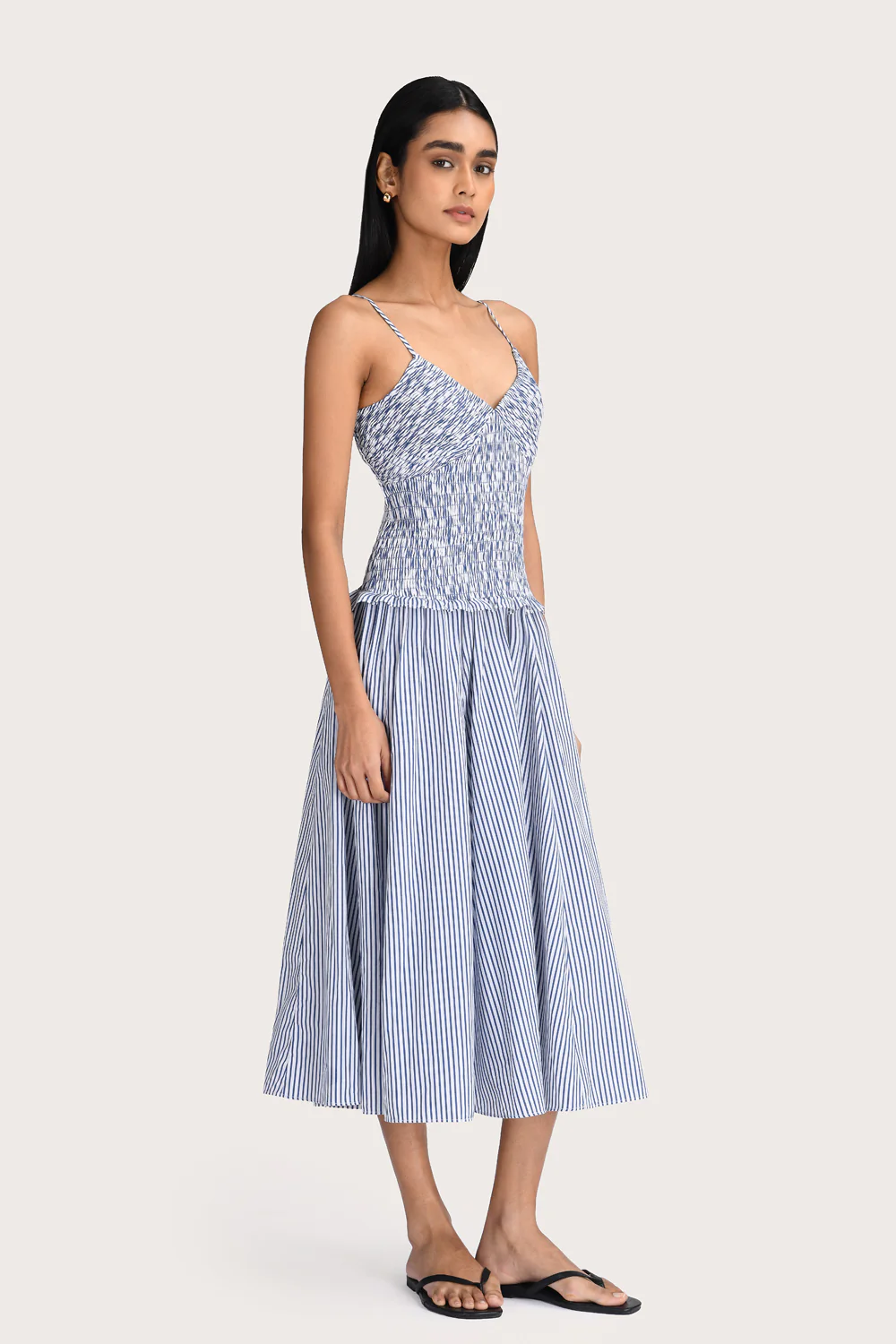 Phoebe Dress - Aegan Stripe - Image 3