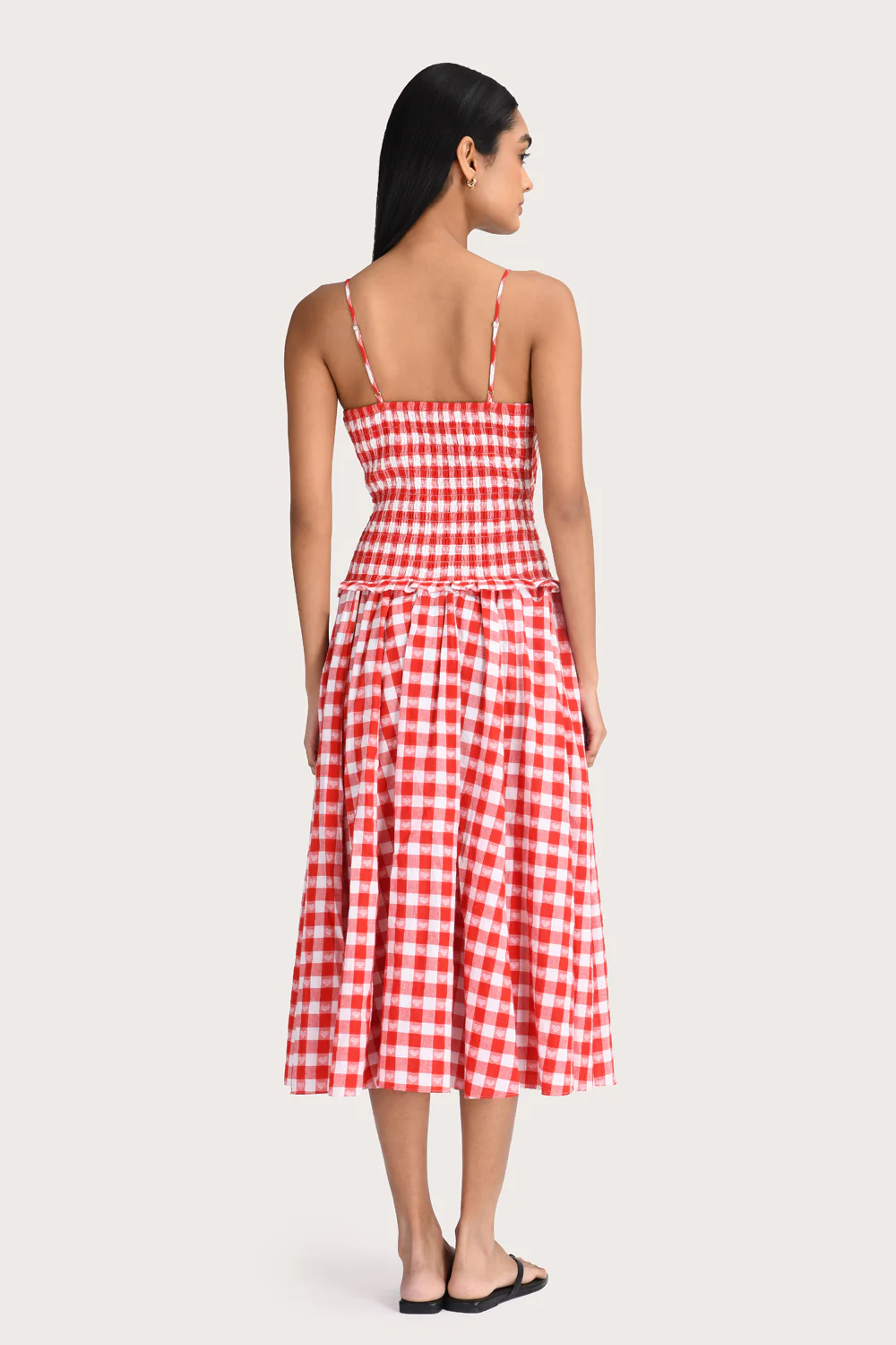 Phoebe Dress  - Ruby Check - Image 5