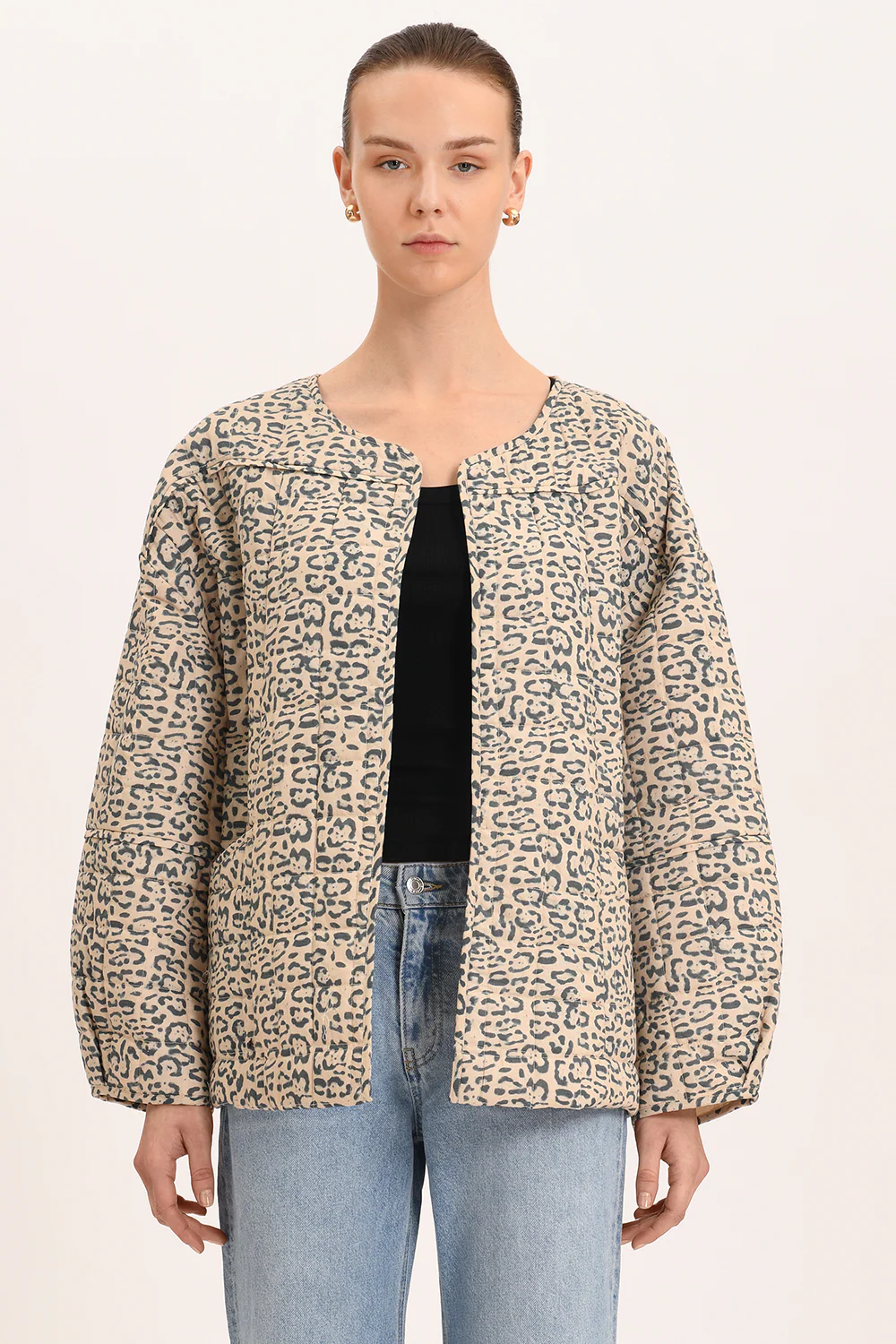 Anja Quilt Jacket - Animal - Image 2