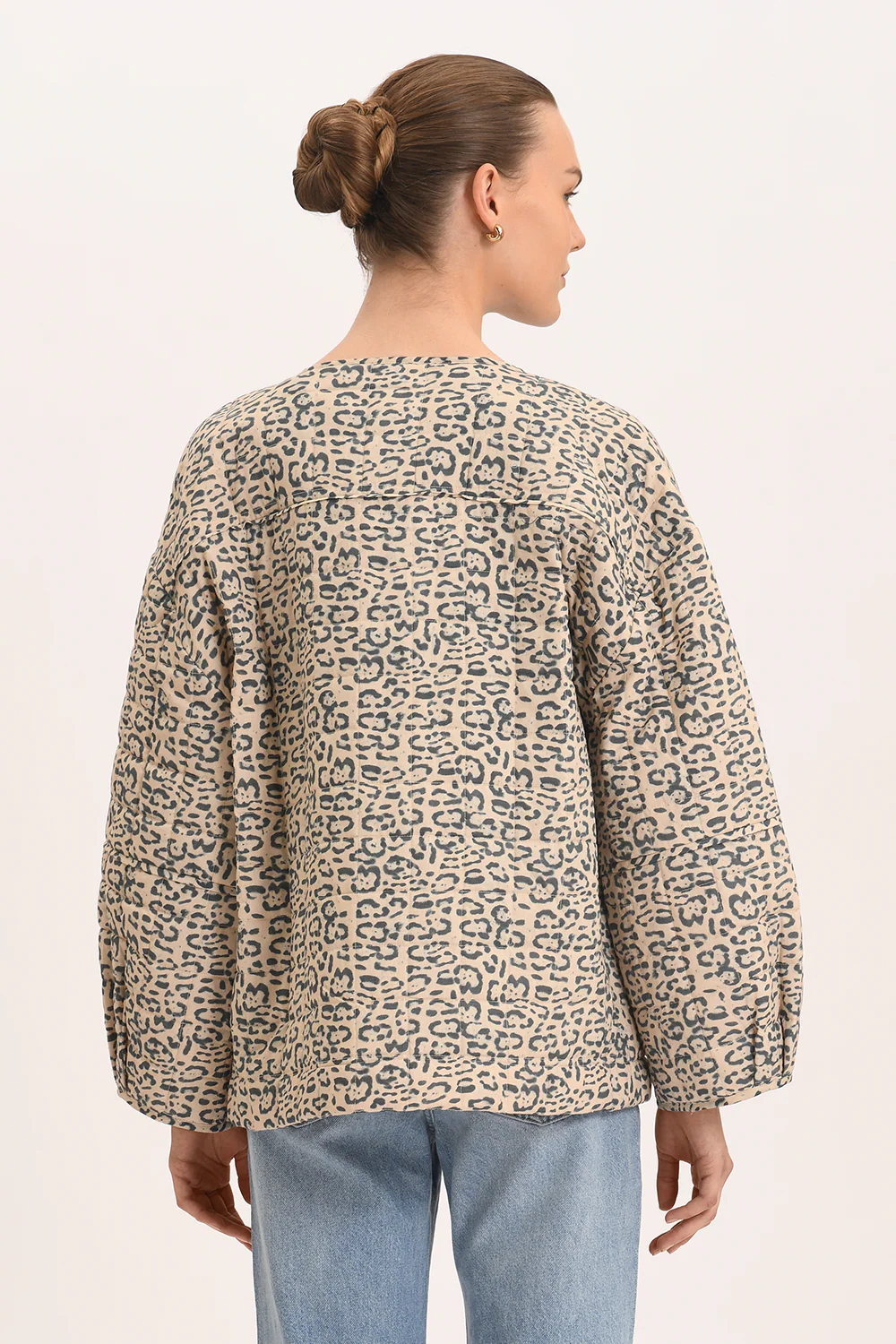 Anja Quilt Jacket - Animal - Image 3