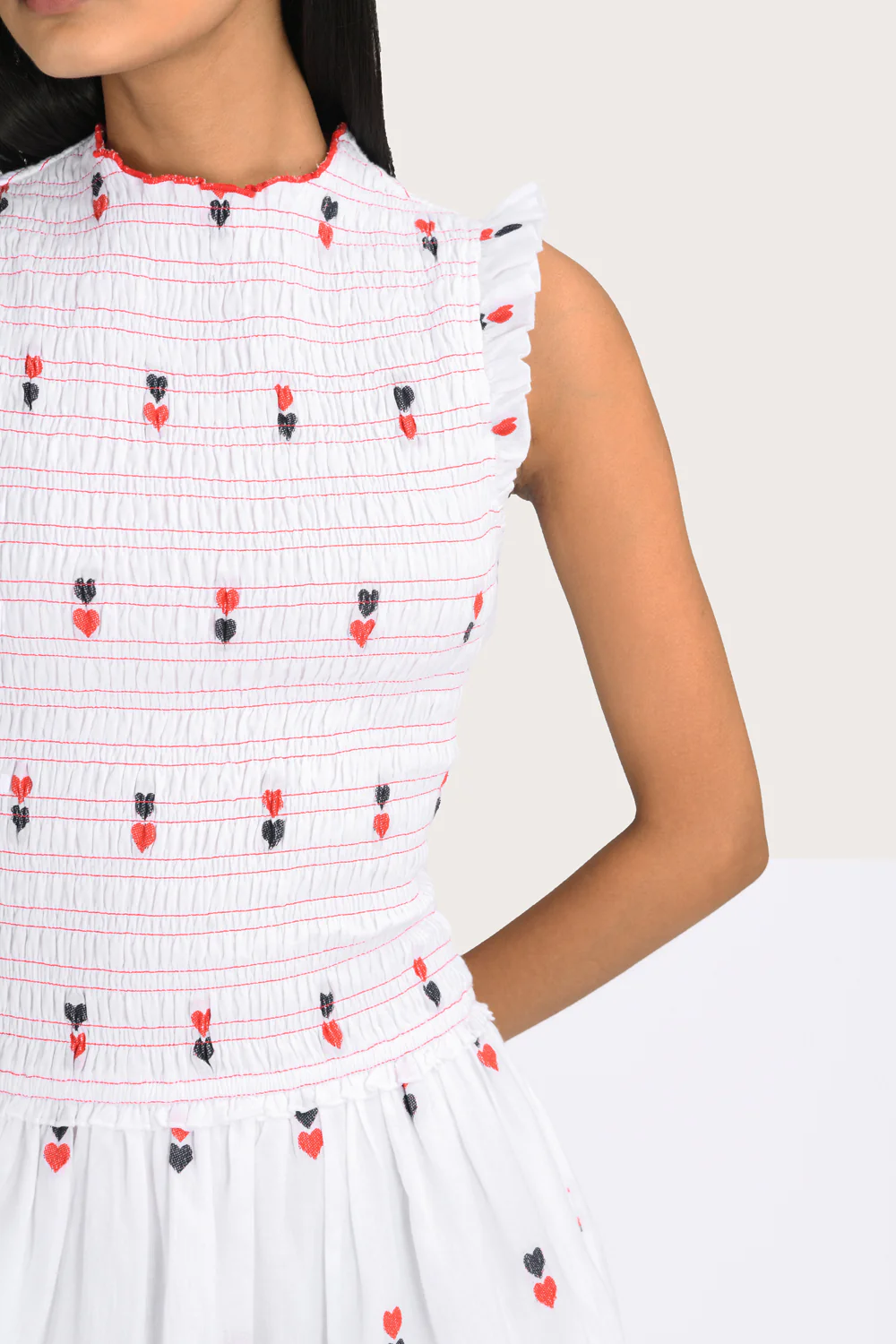 Raffaella Mini Dress  - White - Image 3
