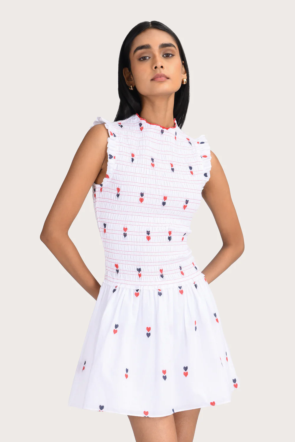 Raffaella Mini Dress  - White - Image 5