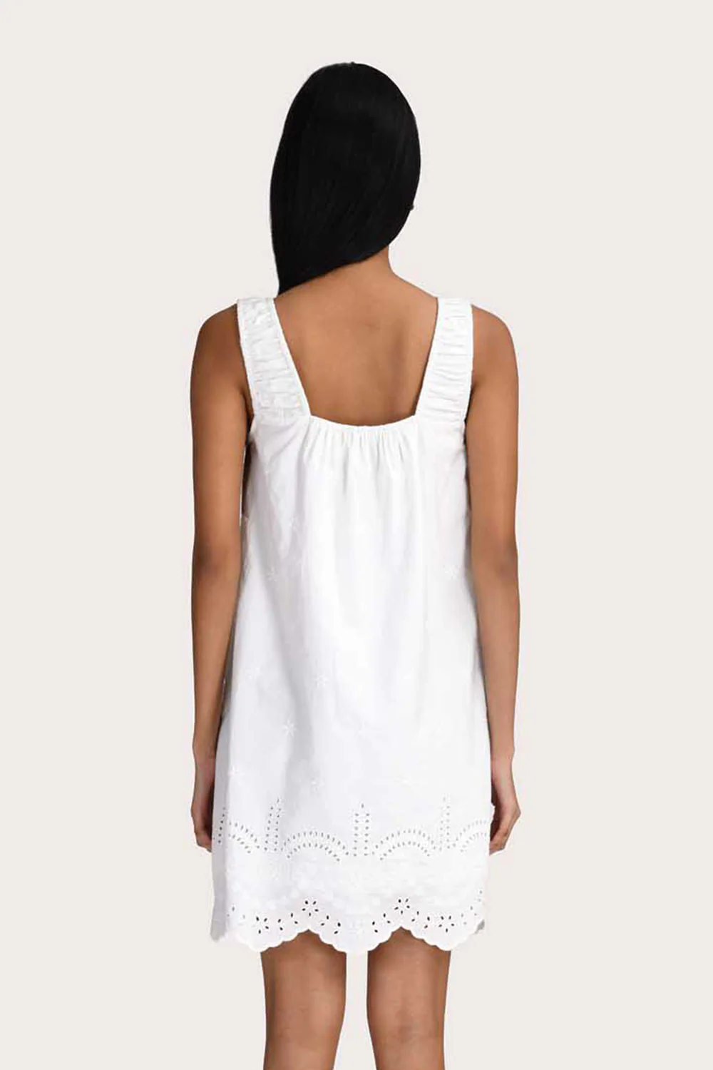 Rhea Mini Dress - White - Image 4