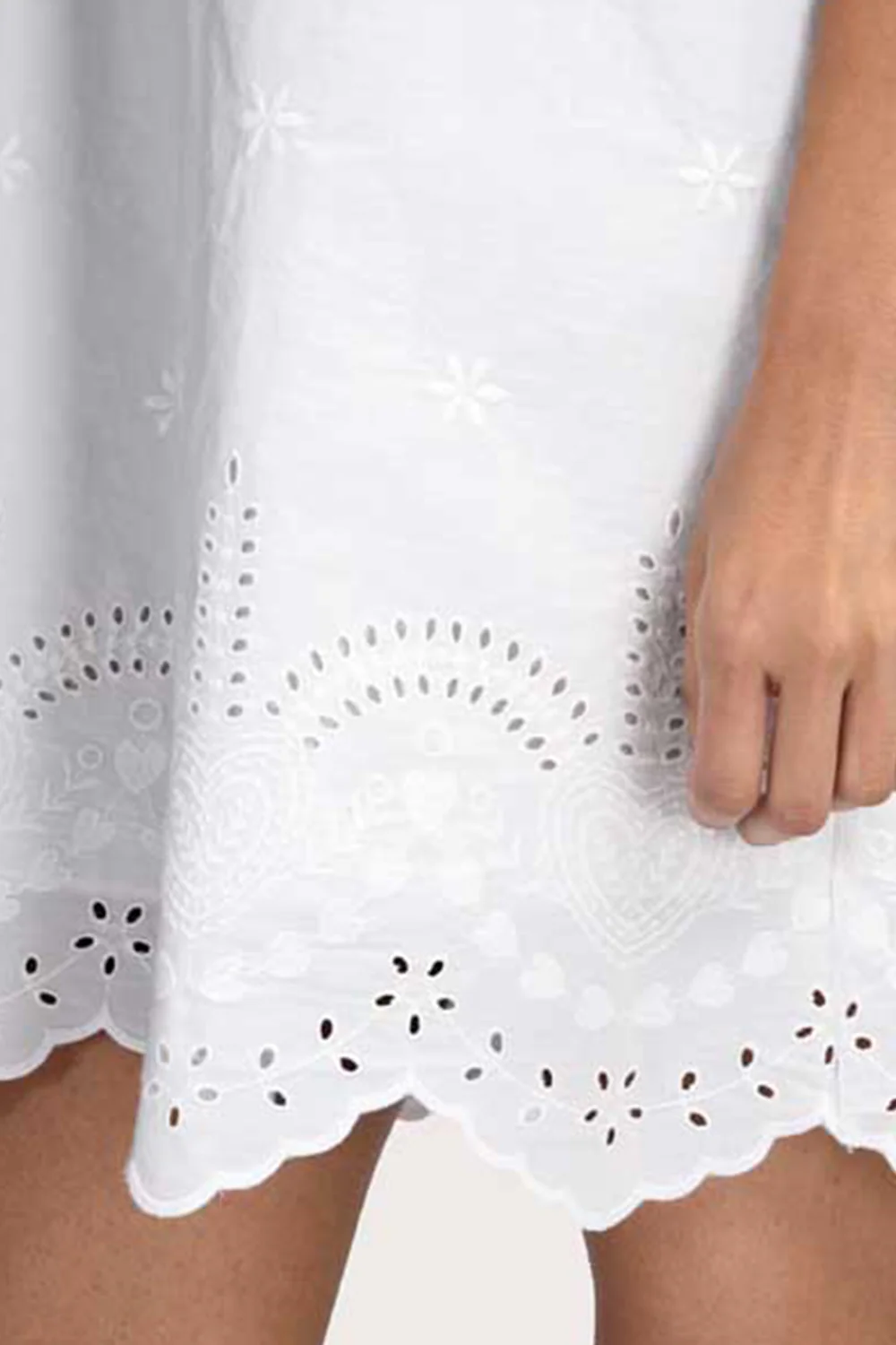 Rhea Mini Dress - White - Image 5