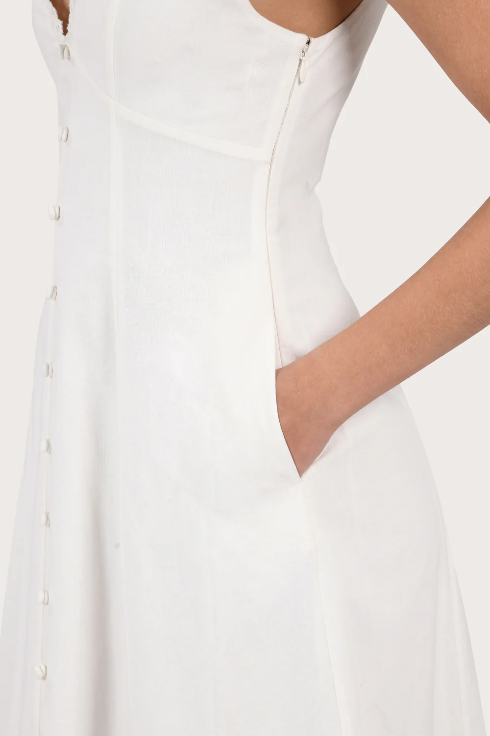 Romy Dress - White - Image 3